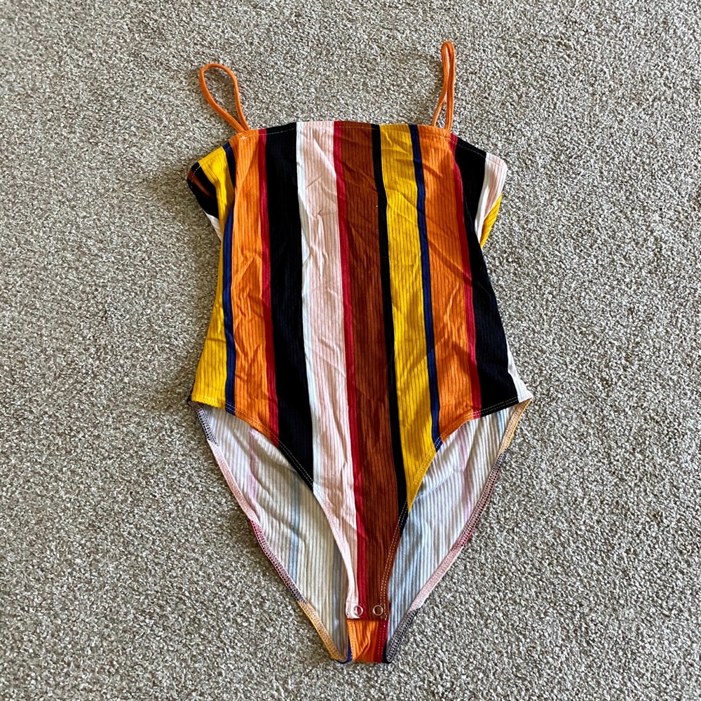 Striped Bodysuit